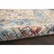Homeroots 4 ft. Round Ivory & Light Blue Distressed Area Rug 385549 - alternate 3